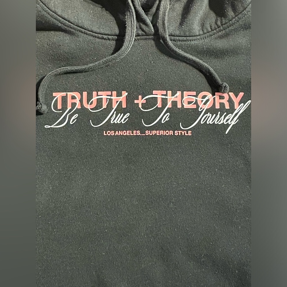 Truth & Theory Hoodie Los Angeles Superior Style *Excellent Cond* Size Womens XL